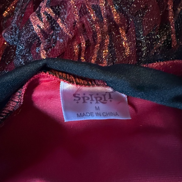 💰BOGO FREE Girls’ Red Velvety Costume Dress w/ Cape - Picture 4 of 5